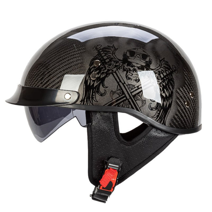 Graphic Safety Skull Design Motorcycle Helmet Stornfield