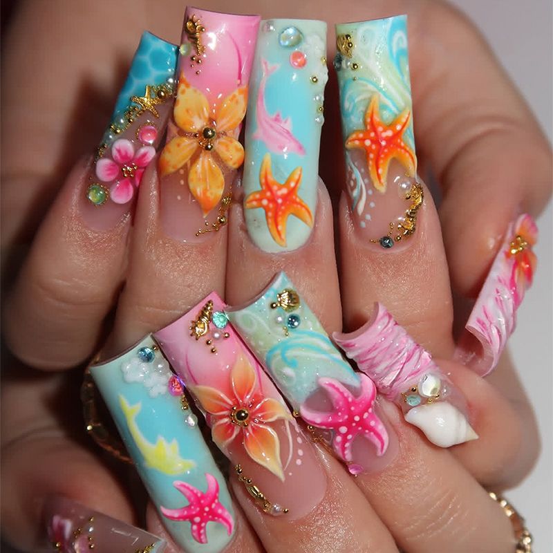 Artisan Decorative Nail Tips Stornfield