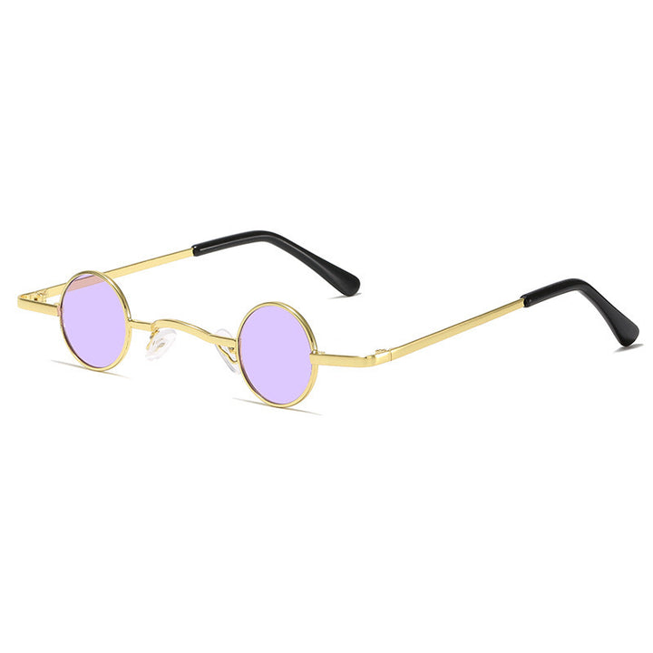 Retro-Inspired Round Metal Frame Sunglasses Stornfield