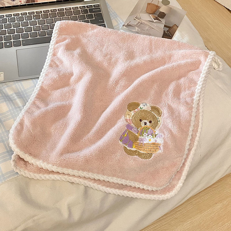Cuddly blanket with cute bear motif Stornfield