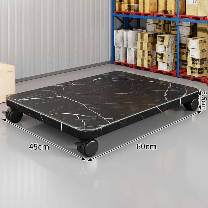 Low-Profile Rolling Plant & Furniture Base with Locking Swivel Casters