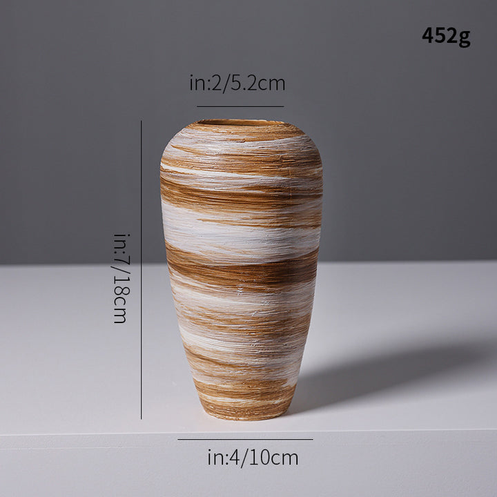 Artistic Spiral Design Ceramic Vase Stornfeild