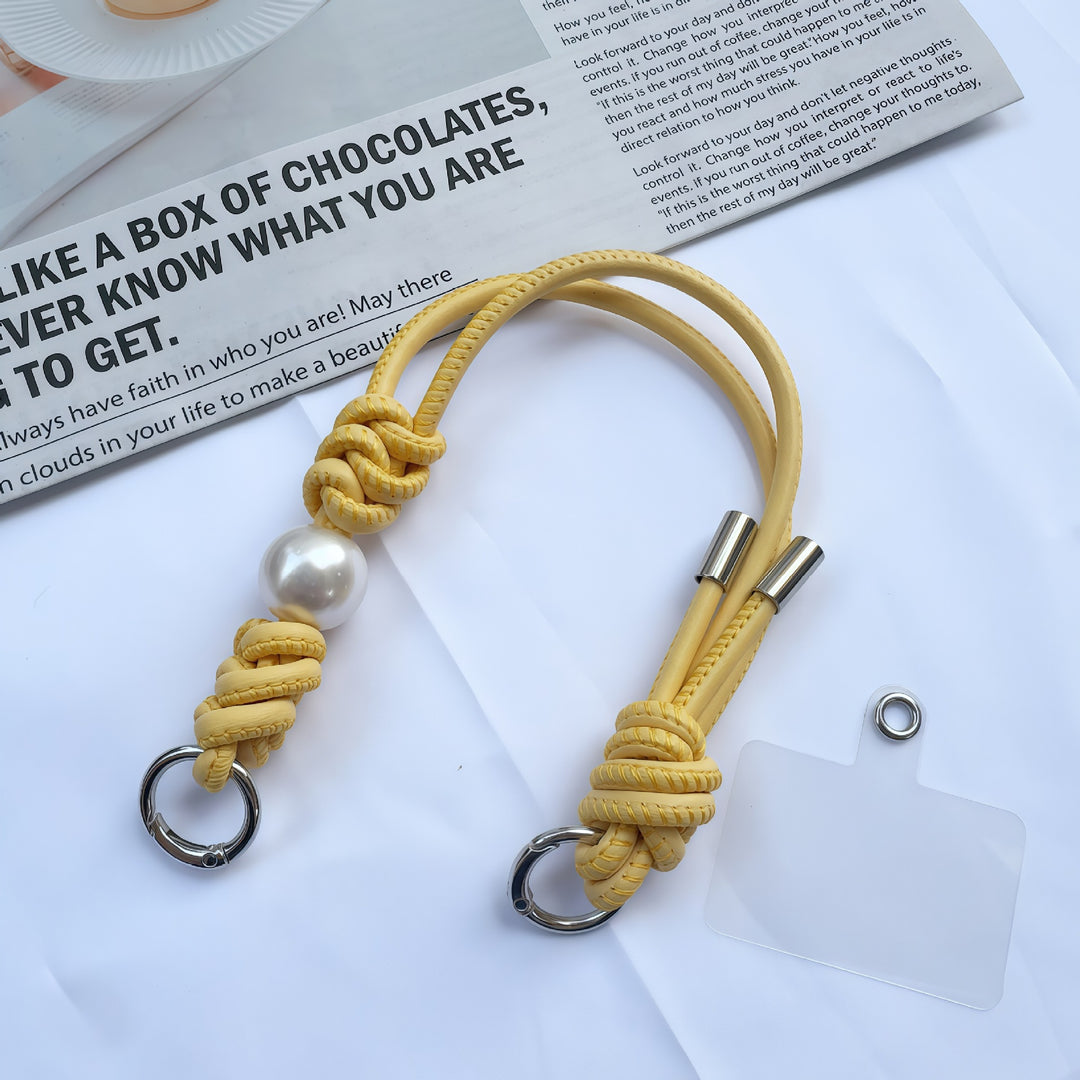 Elegant Knotted Leather Keychain Holder Stornfield