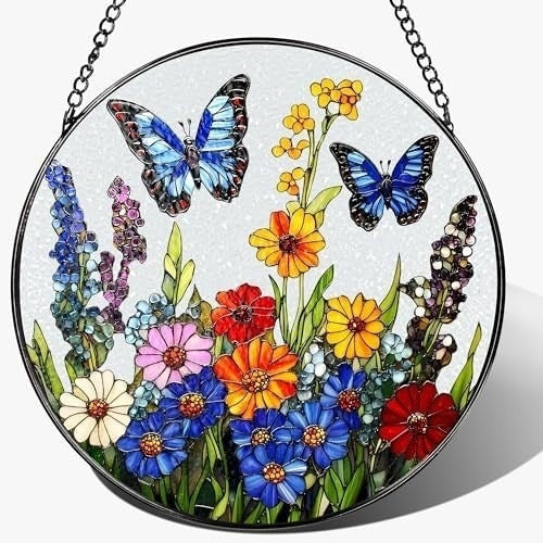 Stained Glass Butterfly Wall Art Stornfield