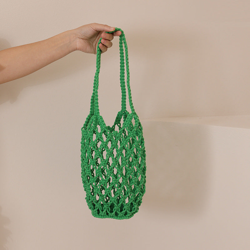 Macrame Tote Bag with Unique Lacing Stornfield