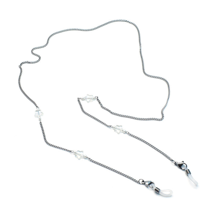 Stylish Eyewear Retainer Chain with Decorative Accents Stornfield