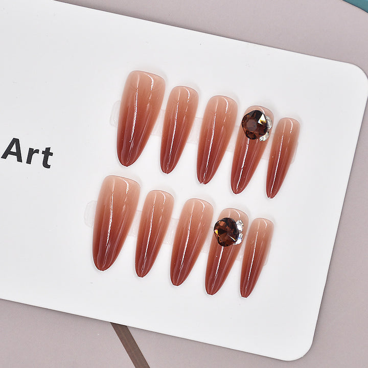 Elegant Press-On Nail Art Set Stornfield
