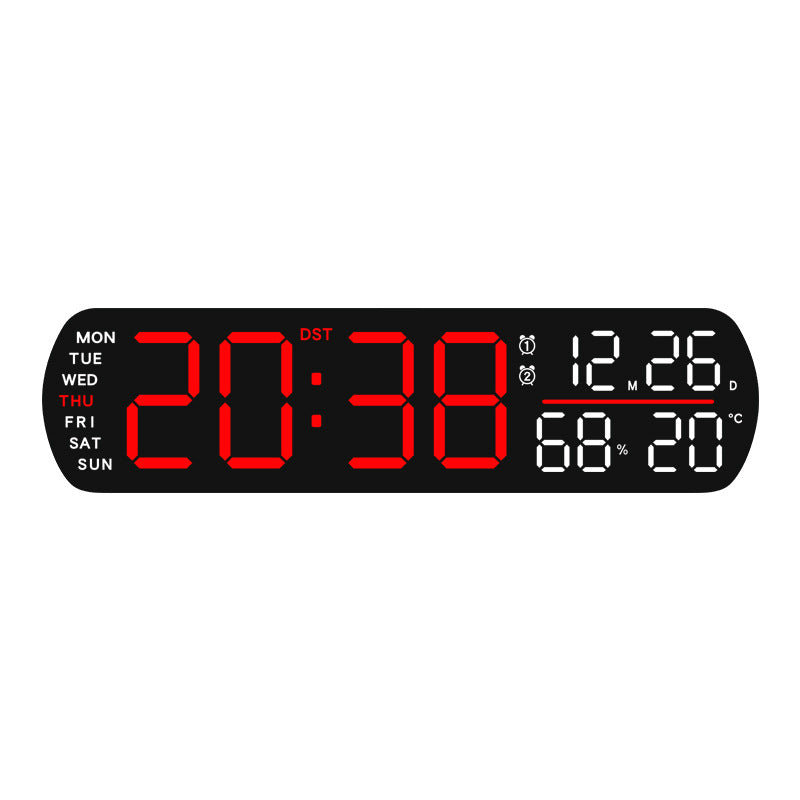 Digital multifunction alarm clock with large LED display Stornfield