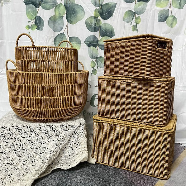 Contemporary Rectangular Woven Storage Bin Stornfield
