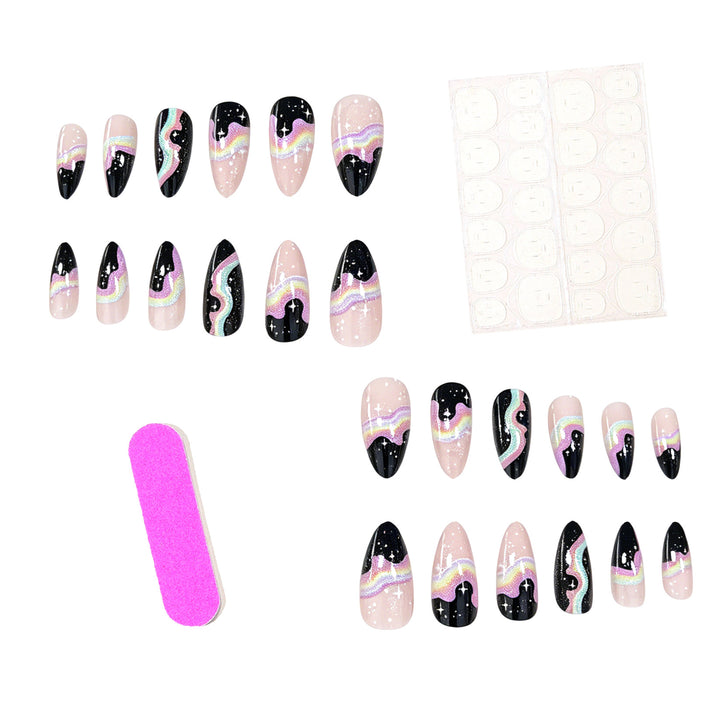 Cosmic Gradient Nail Art Enhancements Stornfield