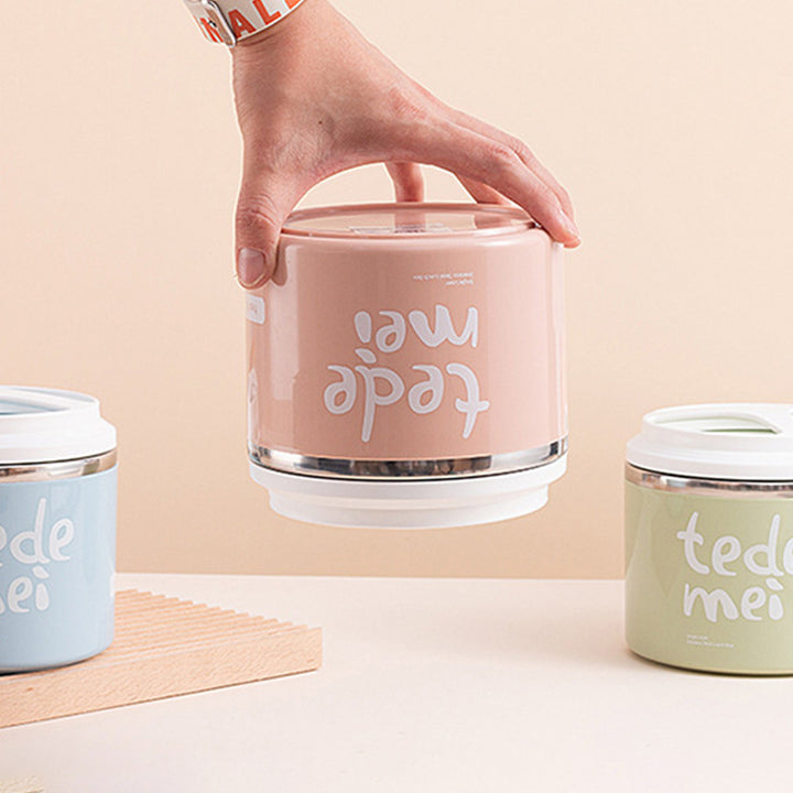 Multi-Compartment Insulated Food Storage Container
