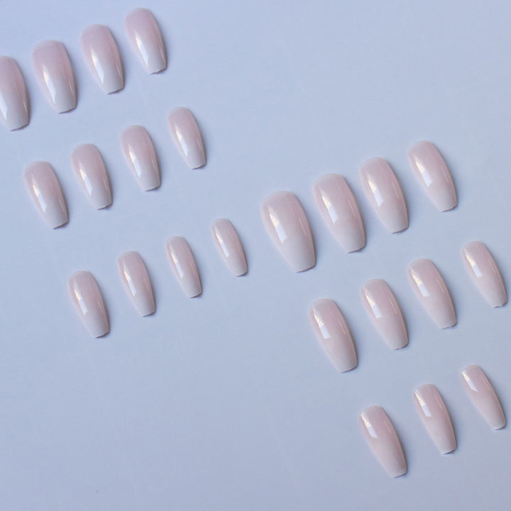 Elegant Faux Almond Shape Press-On Nails