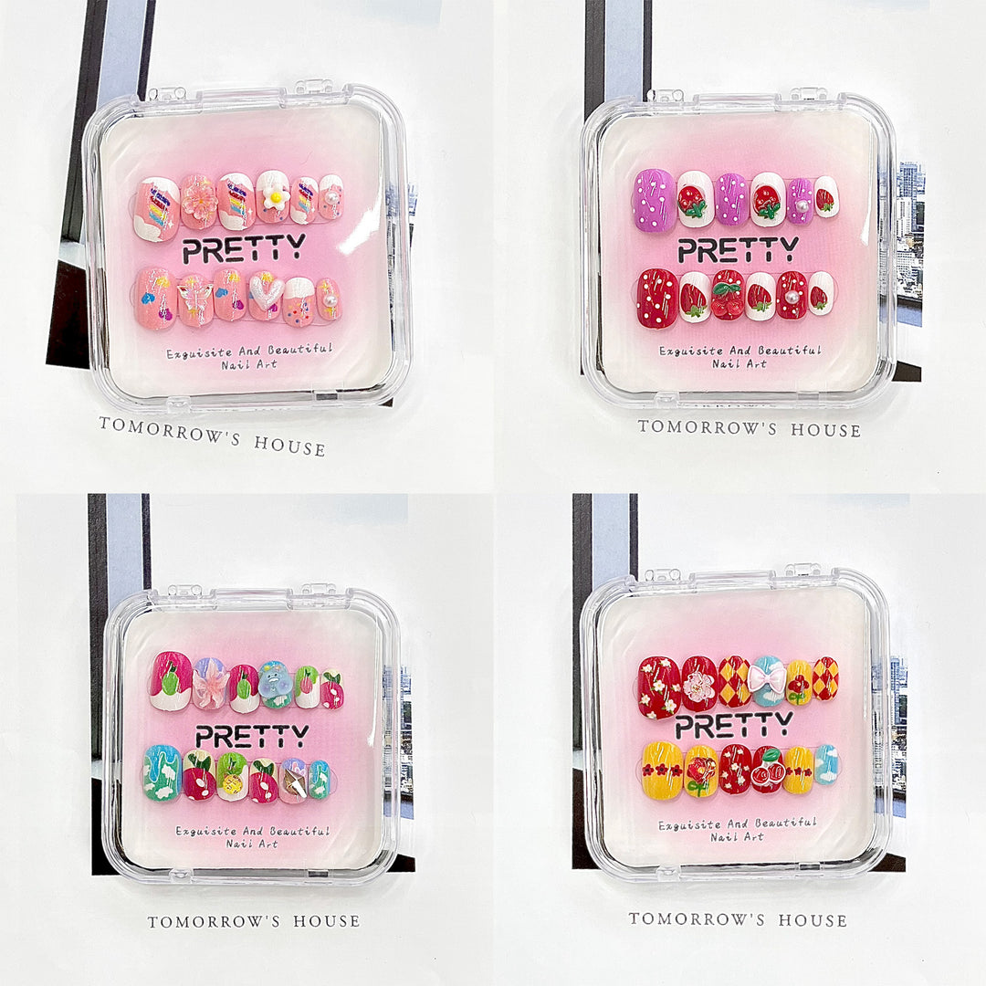 Decorative Press-On Nail Set Stornfield