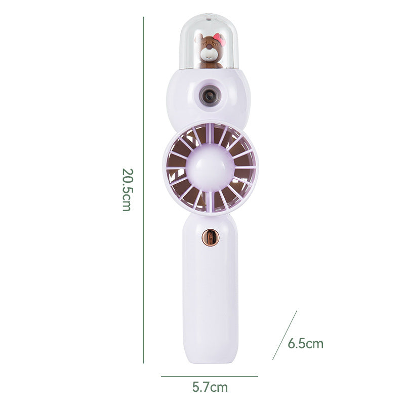 Adorable Cartoon-Themed Handheld Fan Stornfield