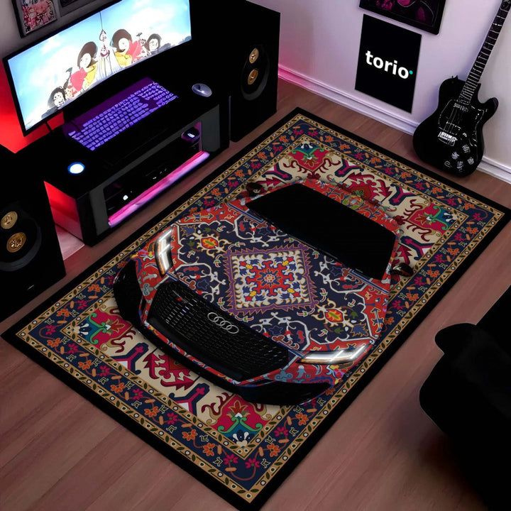 Artistic Floral Printed Area Rug