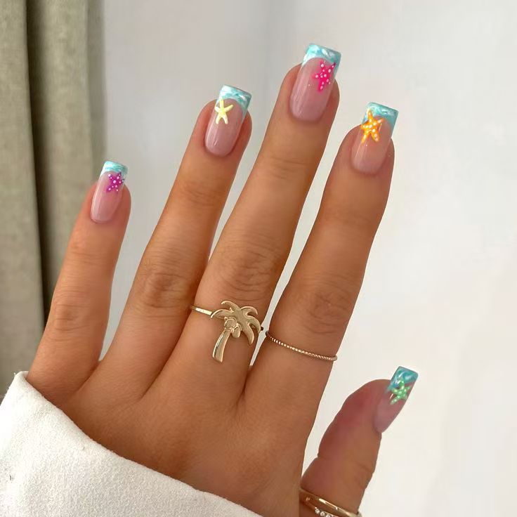 Creative Nail Art Set with Tropical Beach Style Stornfield