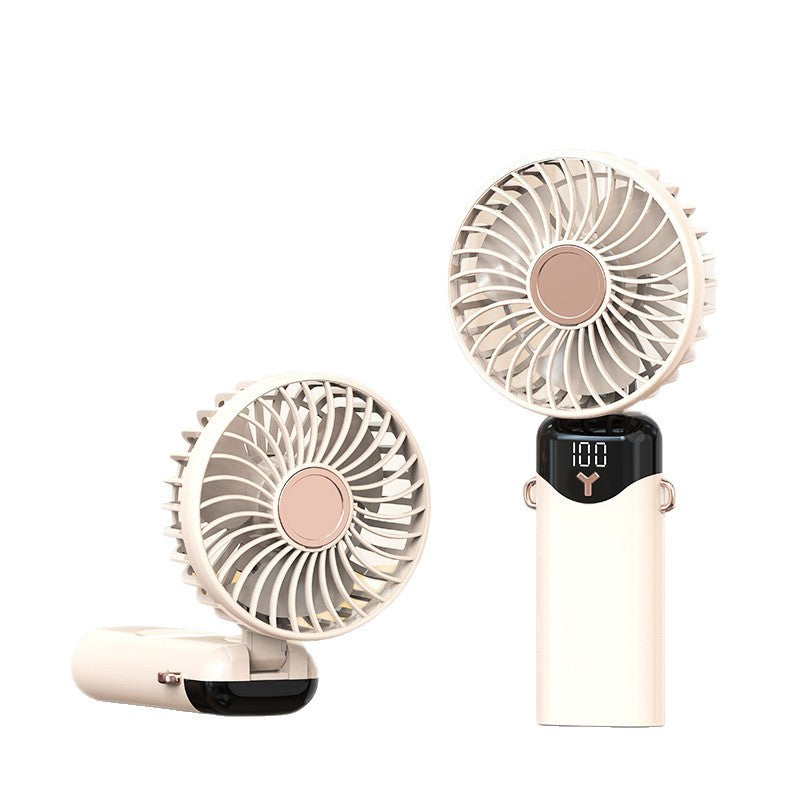 Portable Mini Hand Fan with Digital Display Stornfield