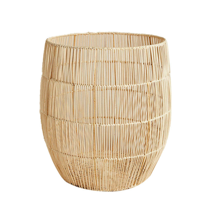 Handmade storage basket made of rattan Stornfield
