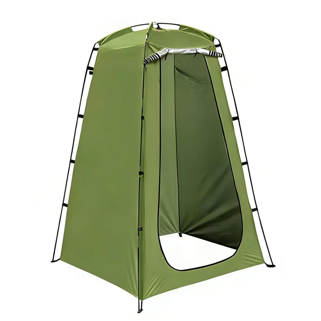 Portable pop-up privacy shower changing tent with zippered door Stornfield