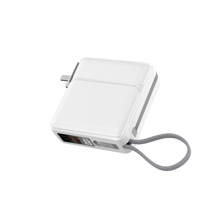 Compact quick-charge power bank with LCD display and integrated safety technology Stornfield