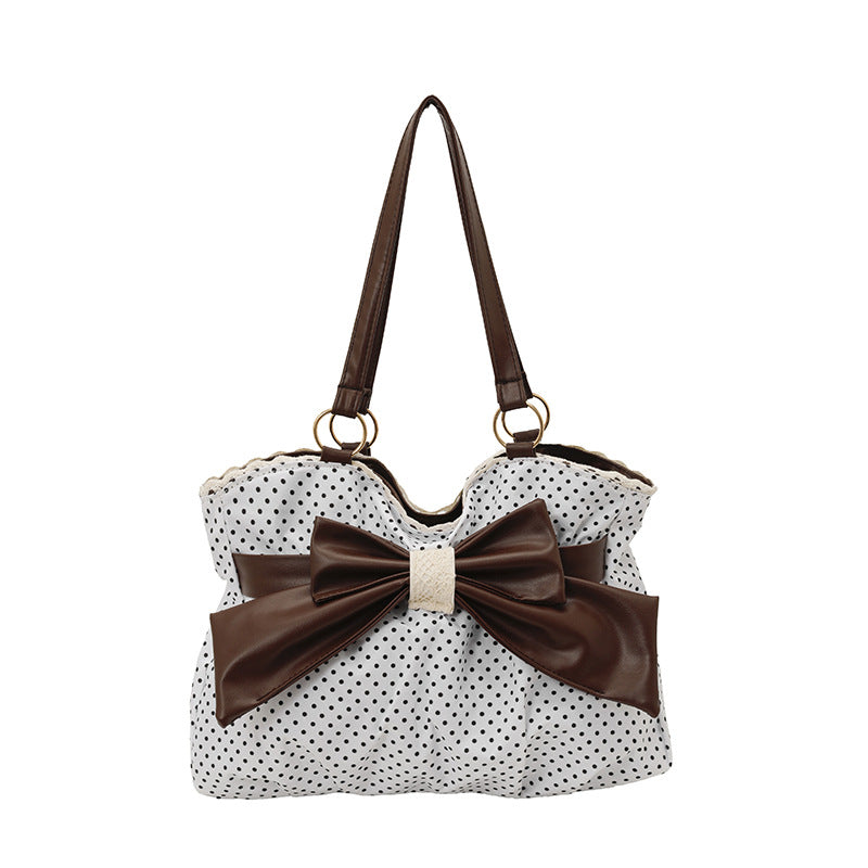 WoBow-Embellished Polka Dot Handbag Stornfield