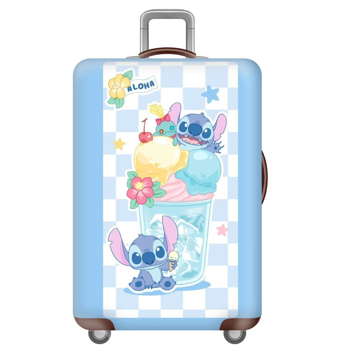 Unisex hard-shell luggage with trendy dog motif Stornfield