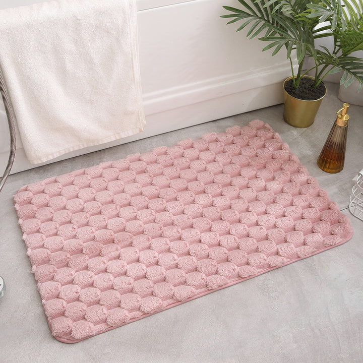 Soft Textured Bath Mat for Home