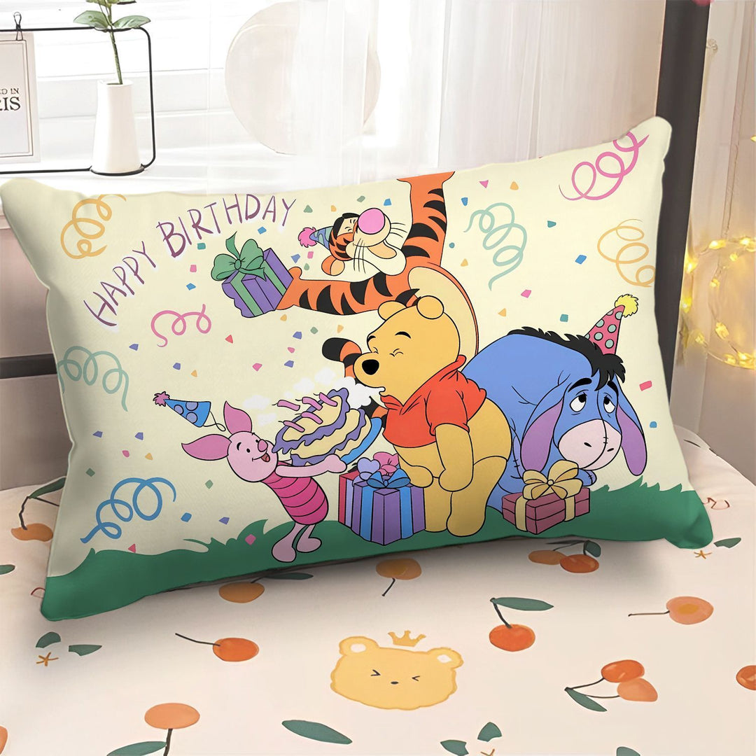 Soft Cartoon-Themed Decorative Throw Pillow