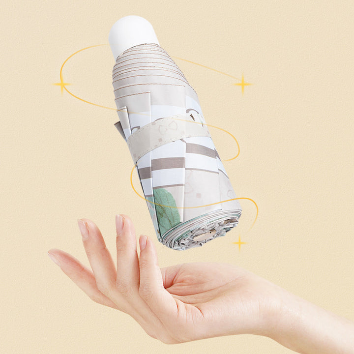 Ladies Foldable Umbrella with Reversed Design Stornfield