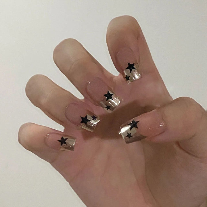 Star-Embellished Nail Art Enhancements Stornfield