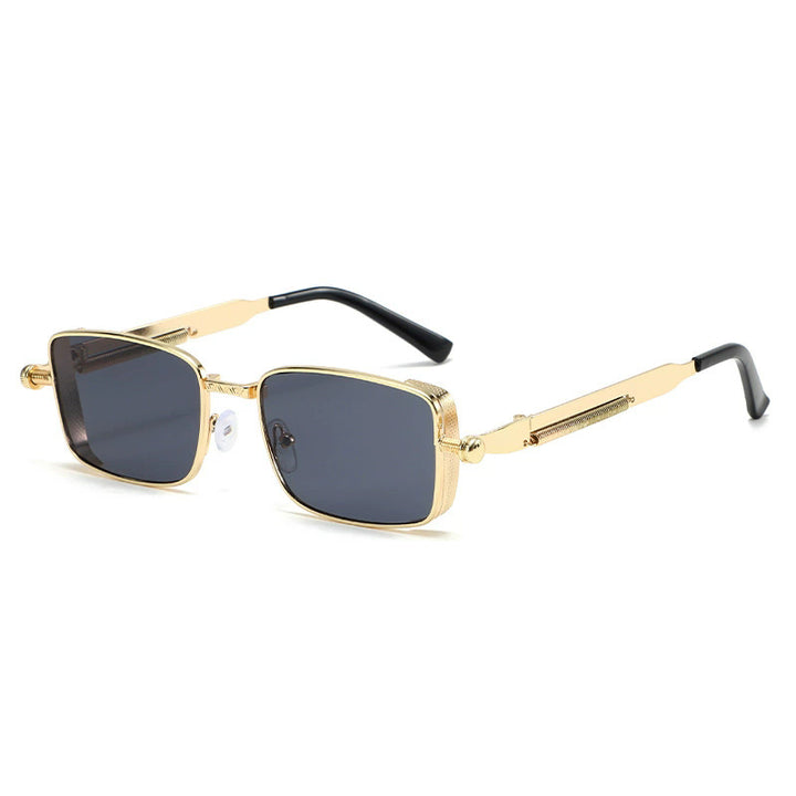 Men's Retro-Inspired Metal Frame Sunglasses Stornfield