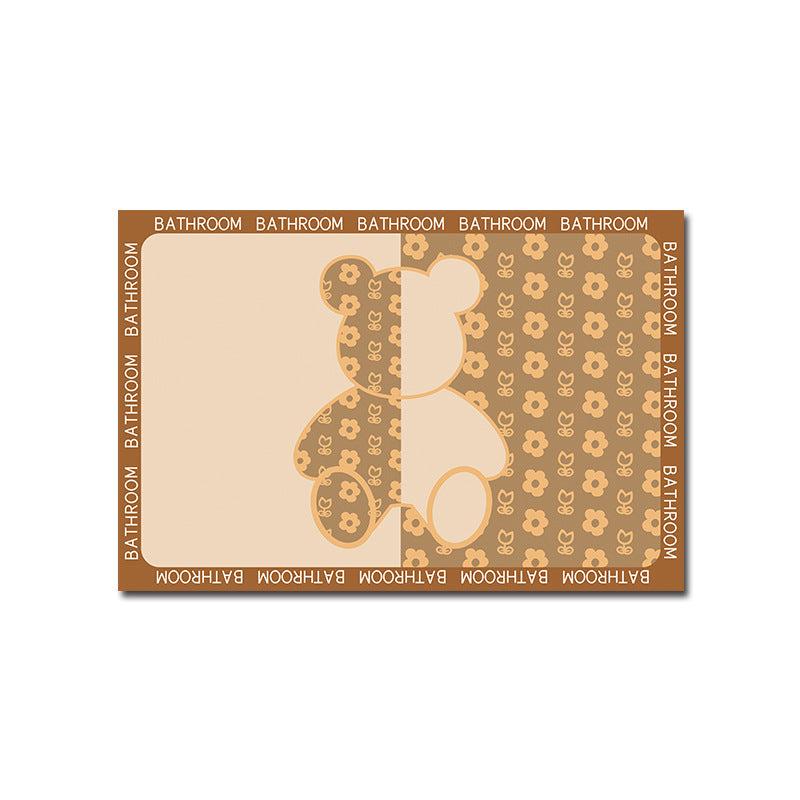 Geometric Patterned Memory Foam Bath Mat Stornfield