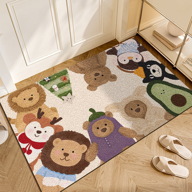 Playful Animal Themed Area Rug