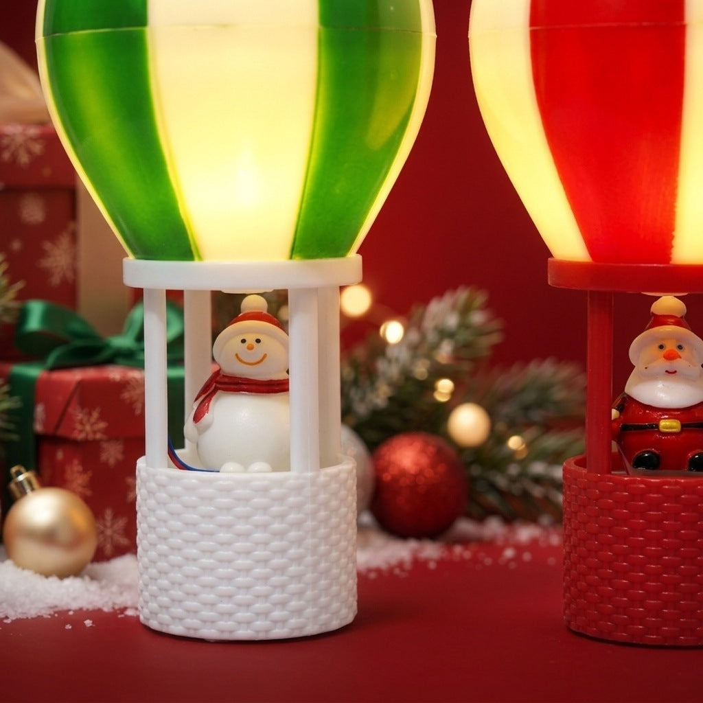Santa Claus decoration figure in hot air balloon Stornfield