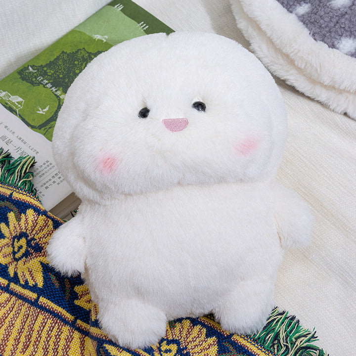 Plush Mushroom Buddy Collectible with Removable Faux-Fur Cap and Ultra-Soft Body Stornfield