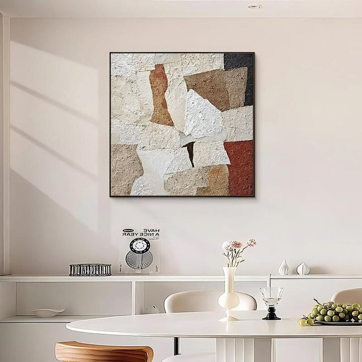 Textured Geometric Wall Art