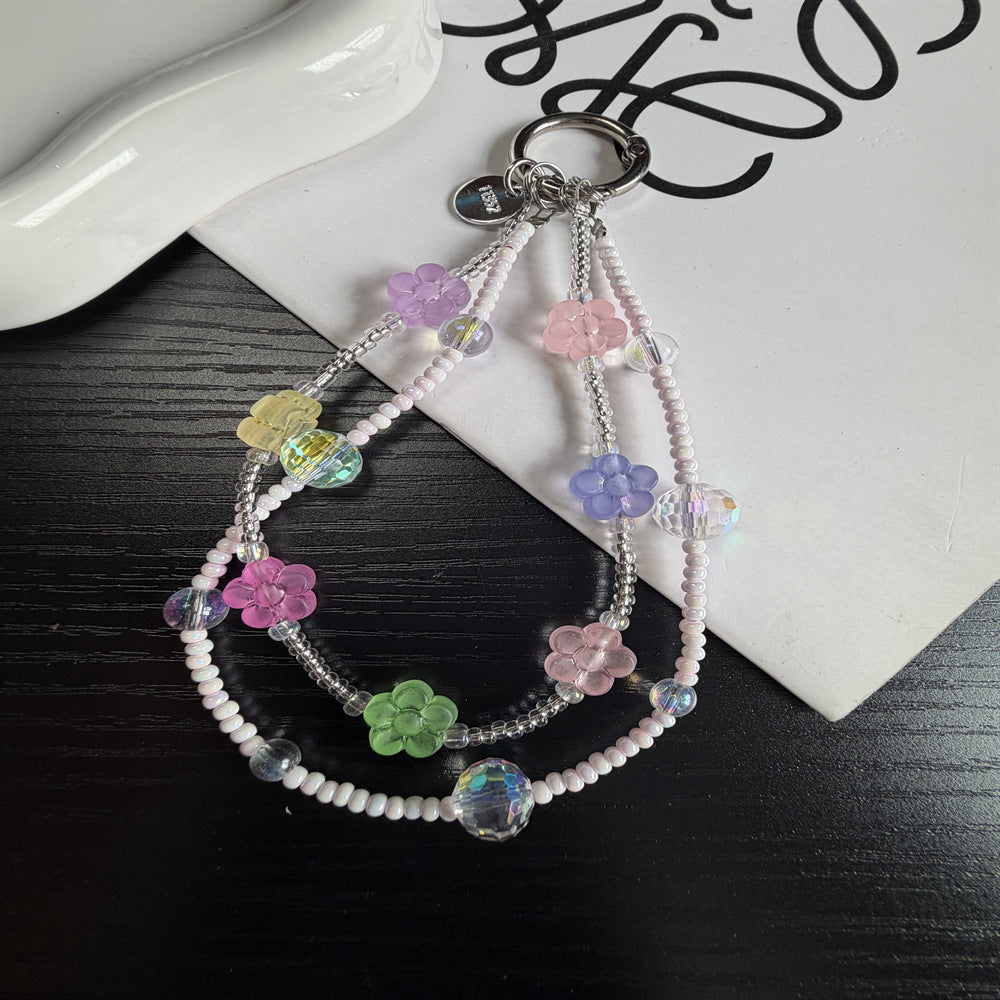 Playful Beaded Charm Keychain Stornfield