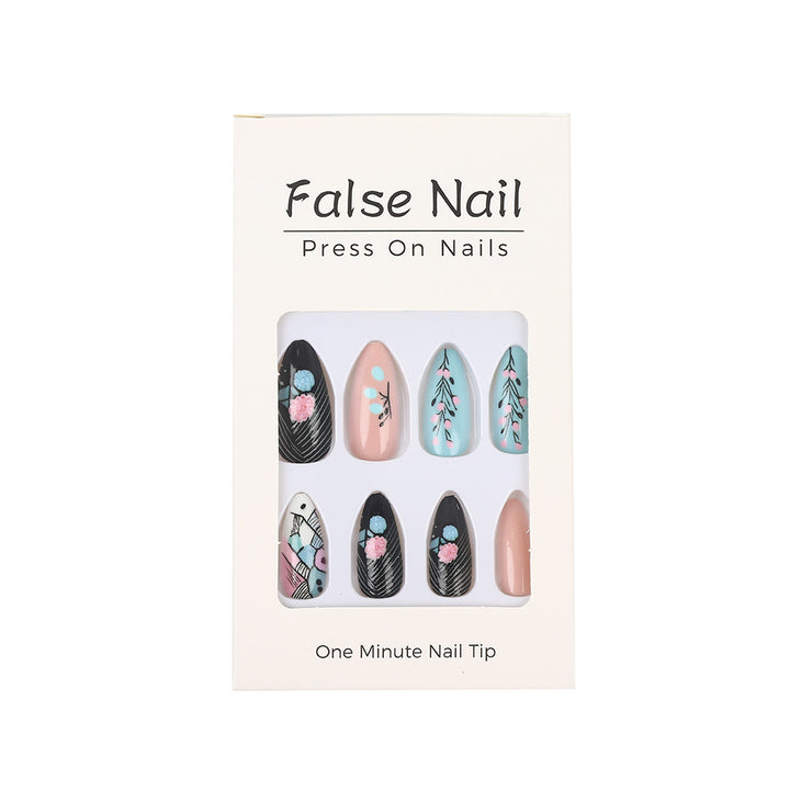 Artificial nails with floral accents Stornfield