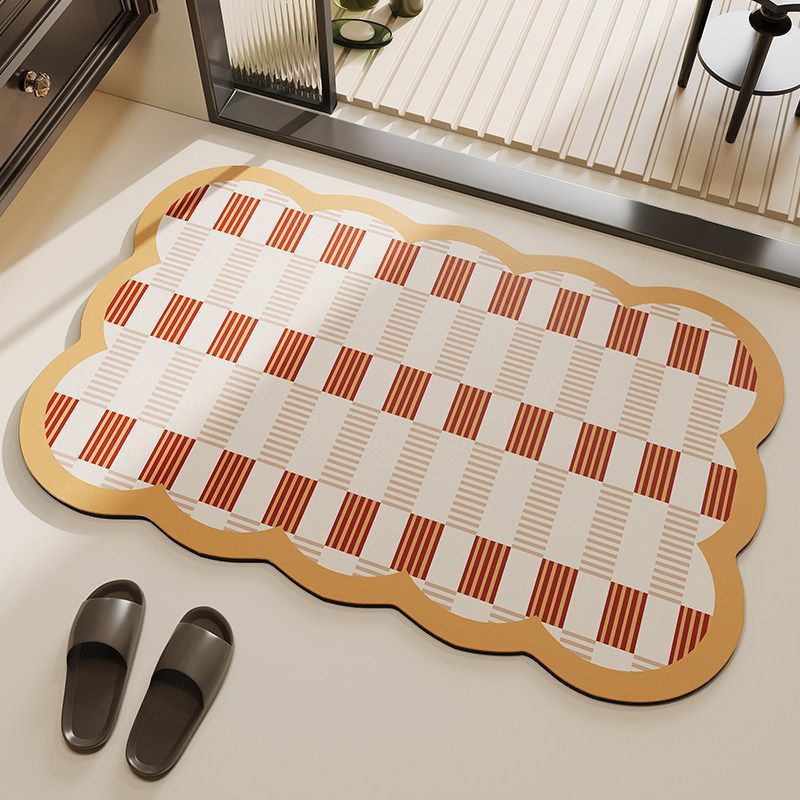 Artistic Cloud-Shaped Area Mat