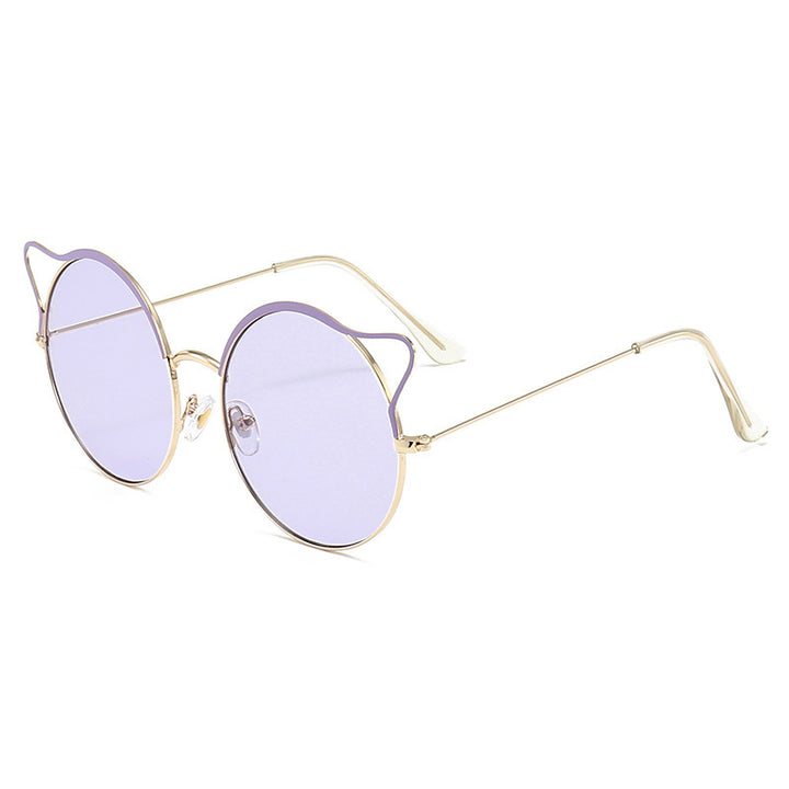 Fashionable Cat-Eye Sunglasses with Mirrored Lenses Stornfield