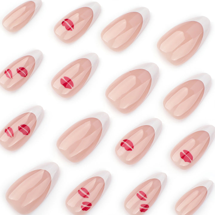Artistic Nail Extensions with Glamorous Lip Design Stornfield