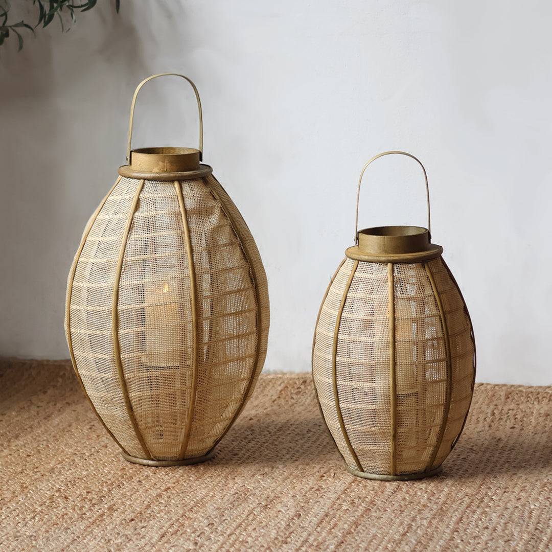 Handcrafted lantern made of natural materials Stornfield