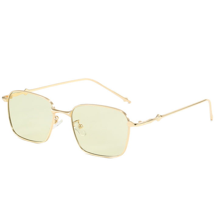 Women elegant square sunglasses with high-quality metal frame Stornfield