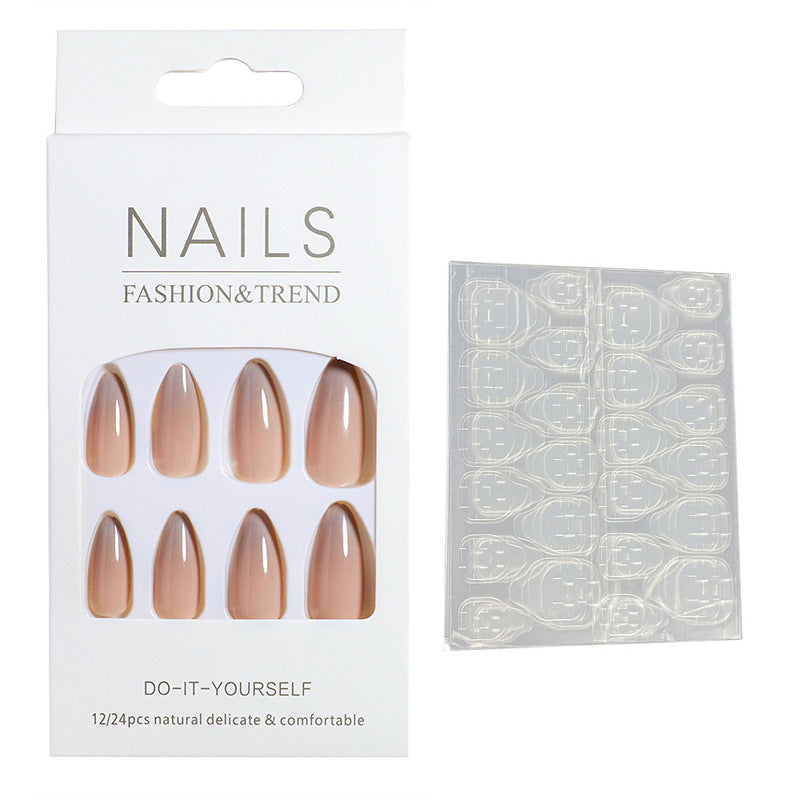 Natural Effect Press-On Nail Set Stornfield