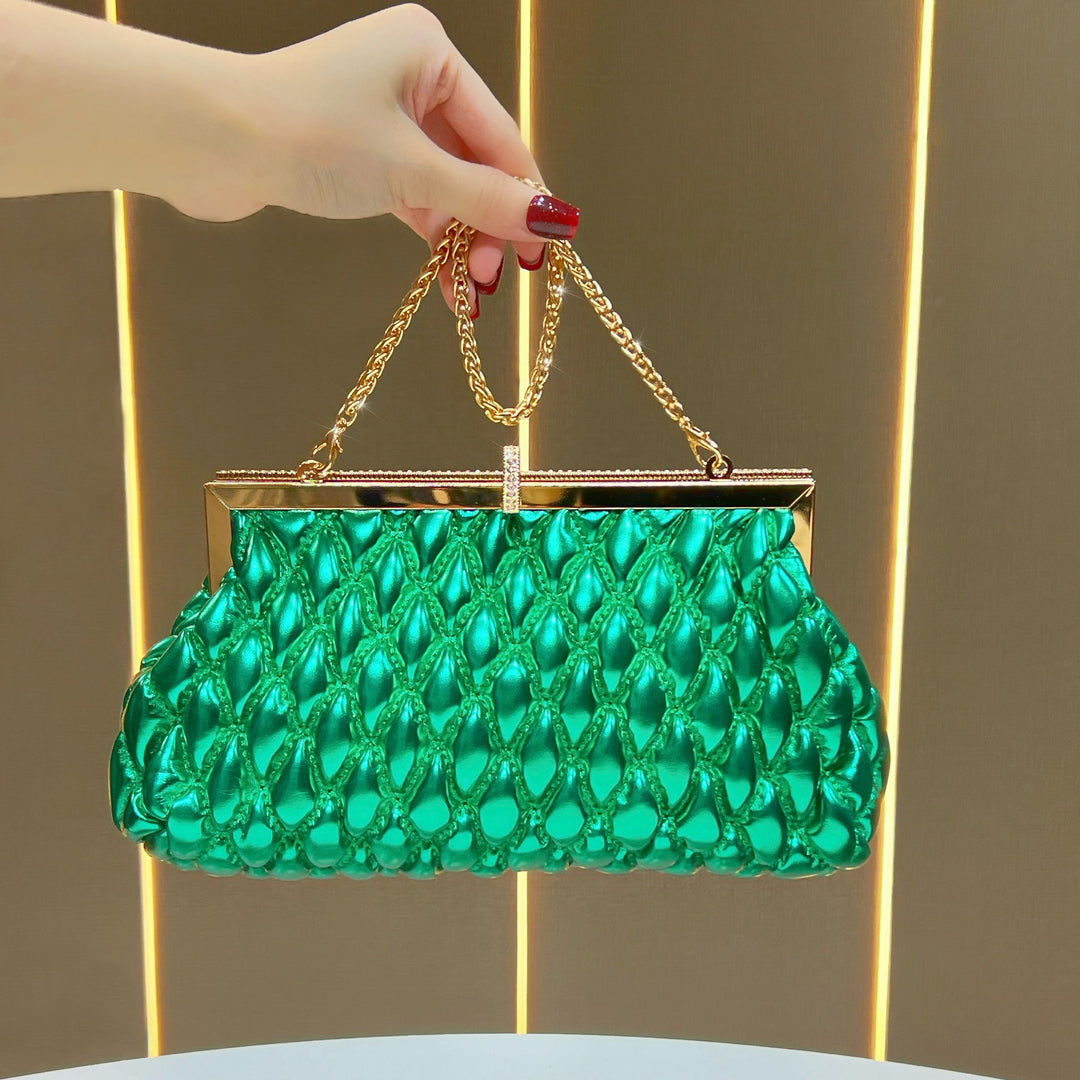 Elegant Textured Evening Handbag