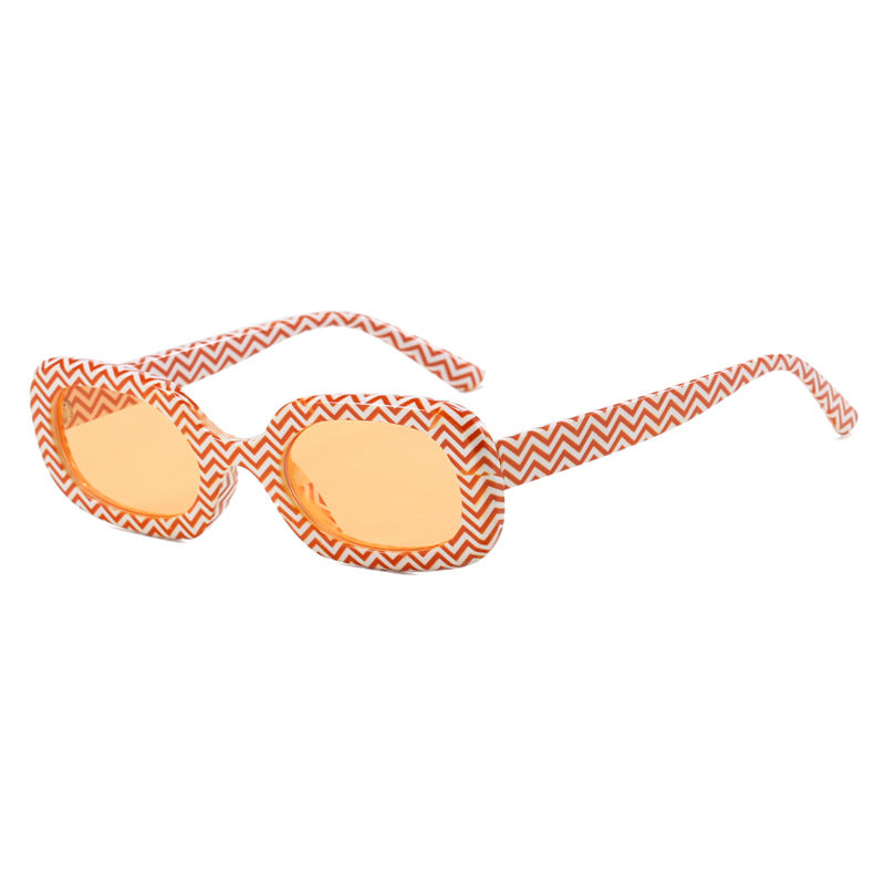 Women's oversized sunglasses with unusual pattern Stornfield