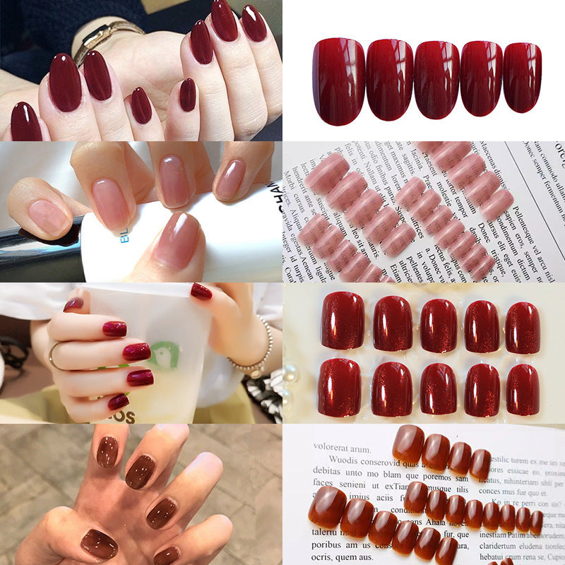 Glossy Long-Lasting Press-On Nail Set Stornfield 1790727288