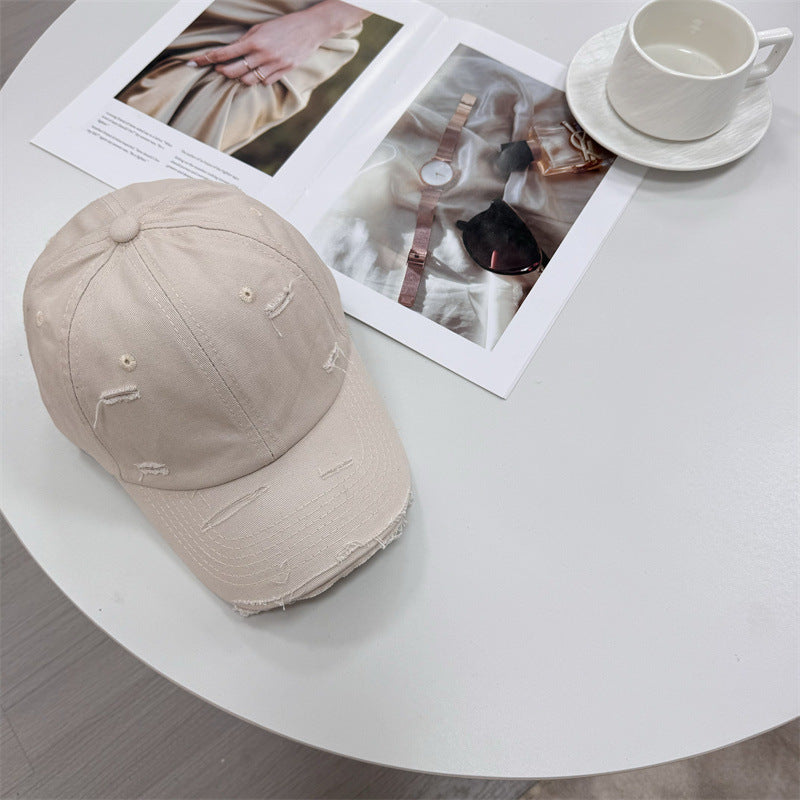 Men's Distressed Vintage-Style Baseball Cap Stornfield