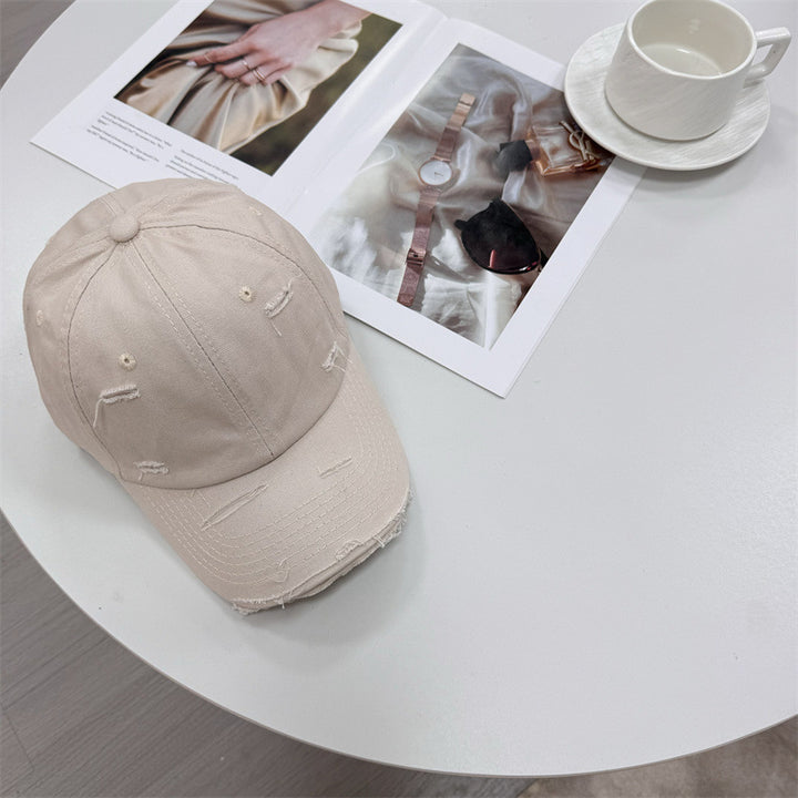 Men's Distressed Vintage-Style Baseball Cap Stornfield