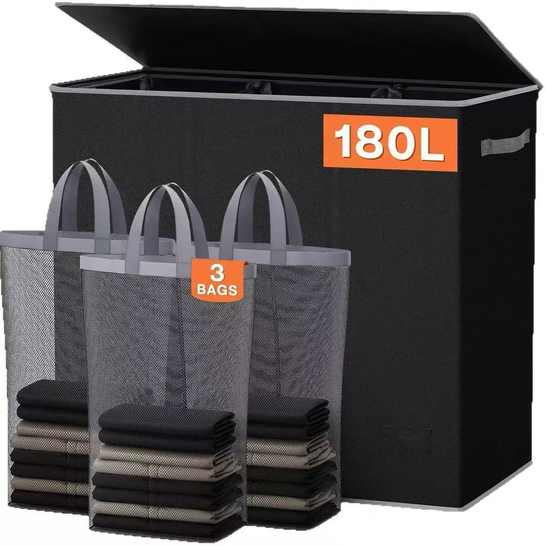 Laundry separation system with practical shopping bags Stornfield